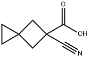 5-cyanospiro[2.3]hexane-5-carboxylic acid Struktur
