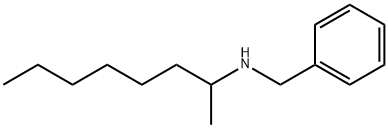 benzyl(octan-2-yl)amine 化学構造式