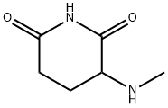 3-(METHYLAMINO)PIPERIDINE-2,6-DIONE Struktur