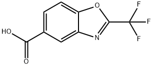 2-(三氟甲基)-1,3-苯并噁唑-5-羧酸, 1495165-30-4, 结构式