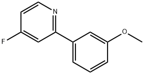 4-Fluoro-2-(3-methoxyphenyl)pyridine Structure