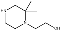 2-(2,2-二甲基哌嗪-1-基)乙烷-1-醇, 1498903-35-7, 结构式