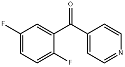 4-(2,5-difluorobenzoyl)pyridine Structure