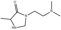 3-[2-(dimethylamino)ethyl]-5-methylimidazolidin-4-one Struktur