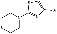 4-(4-溴-1,3-噻唑-2-基)硫代吗啉,1502630-59-2,结构式