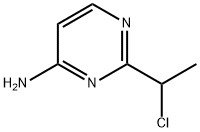 2-(1-chloroethyl)pyrimidin-4-amine,1502651-24-2,结构式