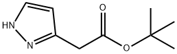 tert-butyl 2-(1H-pyrazol-3-yl)acetate Structure