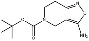 tert-butyl 3-amino-4H,5H,6H,7H-[1,2]oxazolo[4,3-c]pyridine-5-carboxylate 结构式