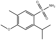 2-isopropyl-4-methoxy-5-methylbenzenesulfonamide 结构式