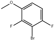 2-Bromo-1,3-difluoro-4-methoxybenzene 化学構造式