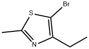 5-Bromo-2-methyl-4-ethylthiazole Structure