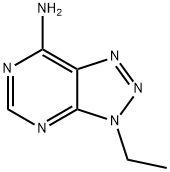 3-ethyl-3H-[1,2,3]triazolo[4,5-d]pyrimidin-7-amine Struktur