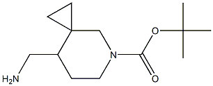 tert-butyl 8-(aminomethyl)-5-azaspiro[2.5]octane-5-carboxylate Struktur