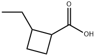 2-Ethylcyclobutane-1-carboxylic acid Struktur