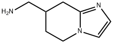 5H,6H,7H,8H-imidazo[1,2-a]pyridin-7-ylmethanamine Struktur