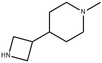 4-(Azetidin-3-yl)-1-methylpiperidine Struktur