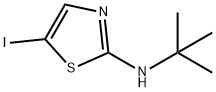 N-tert-butyl-5-iodo-1,3-thiazol-2-amine Struktur