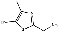 (5-bromo-4-methyl-1,3-thiazol-2-yl)methanamine Struktur