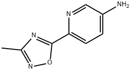 6-(3-methyl-1,2,4-oxadiazol-5-yl)pyridin-3-amine Struktur