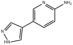 2-Amino-5-(pyrazol-4-yl)pyridine Structure