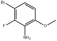 2-氟-3-溴-6-甲氧基苯胺, 1519458-46-8, 结构式