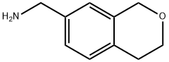 3,4-DIHYDRO-1H-2-BENZOPYRAN-7-YLMETHANAMINE,1520806-99-8,结构式
