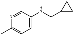 N-(cyclopropylmethyl)-6-methylpyridin-3-amine Struktur