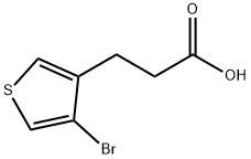 3-(4-bromothiophen-3-yl)propanoic acid Structure