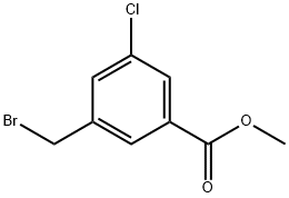 methyl 3-(bromomethyl)-5-chlorobenzoate Structure