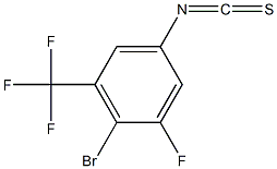 2-bromo-1-fluoro-5-isothiocyanato-3-trifluoromethylbenzene,1533425-26-1,结构式