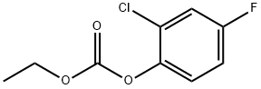 Carbonic acid, 2-chloro-4-fluorophenyl ethyl ester Struktur
