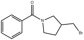 1-benzoyl-3-(bromomethyl)pyrrolidine Struktur