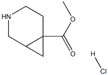 Methyl 3-azabicyclo[4.1.0]heptane-6-carboxylate hydrochloride Struktur