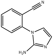 2-(2-amino-1H-imidazol-1-yl)benzonitrile,1536873-95-6,结构式