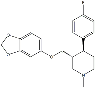 帕罗西汀化学结构式图片