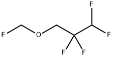 Fluoromethyl 2,2,3,3-tetrafluoropropyl ether,153810-64-1,结构式