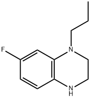 7-fluoro-1-propyl-1,2,3,4-tetrahydroquinoxaline Structure