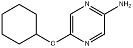 5-(CYCLOHEXYLOXY)PYRAZIN-2-AMINE,1540087-12-4,结构式