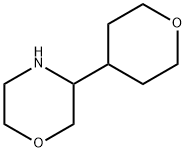 3-(oxan-4-yl)morpholine 化学構造式