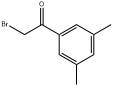 2-bromo-1-(3,5-dimethylphenyl)ethan-1-one Struktur