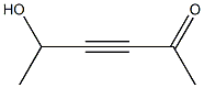 5-hydroxyhex-3-yn-2-one Structure