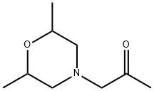 2-Propanone, 1-(2,6-dimethyl-4-morpholinyl)- Structure