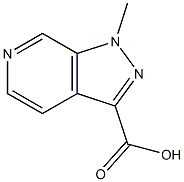 1-methyl-1H-pyrazolo[3,4-c]pyridine-3-carboxylic acid Struktur