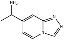 alpha-Methyl-[1,2,4]triazolo[4,3-a]pyridine-7-methanamine 化学構造式