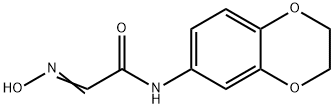 N-(2,3-dihydro-1,4-benzodioxin-6-yl)-2-(N-hydroxyimino)acetamide 化学構造式