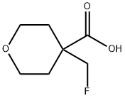 4-(fluoromethyl)oxane-4-carboxylic acid,1551177-72-0,结构式