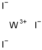 tungsten triiodide 化学構造式