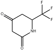 6-(trifluoromethyl)piperidine-2,4-dione Struktur