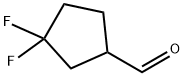 3,3-difluorocyclopentanecarbaldehyde Struktur