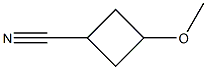 3-methoxycyclobutane-1-carbonitrile Structure